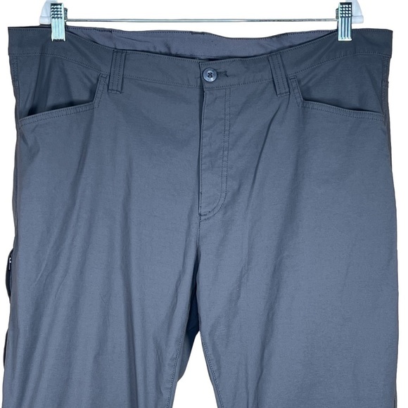 Eddie Bauer Men’s Tech Pant Golf Casual Dark Gray Nylon Blend   40 X 32 - Picture 2 of 13